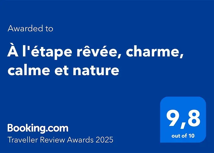 A L'etape Revee, Charme, Calme Et Nature Lägenhet